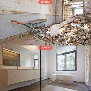 Master bathroom Demolition and Remodeling Upper East Side NYC